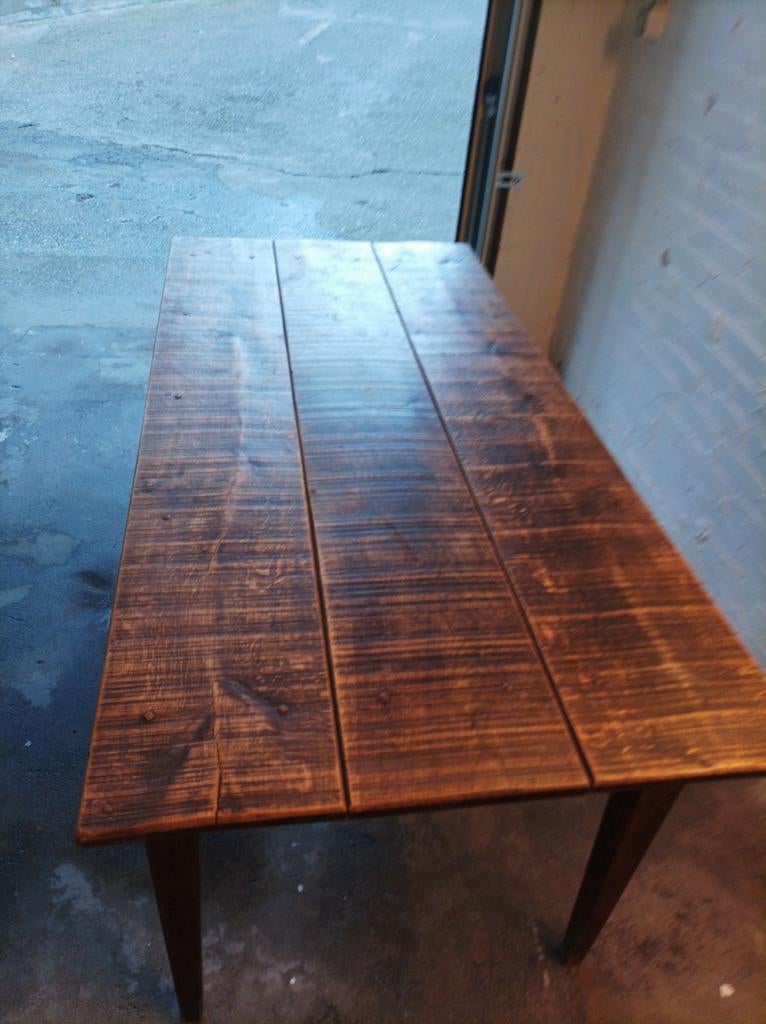 Magnifique table en bois massif, 100 à 150 cm, 75 cm ou plus, Enlèvement, 50 à 100 cm