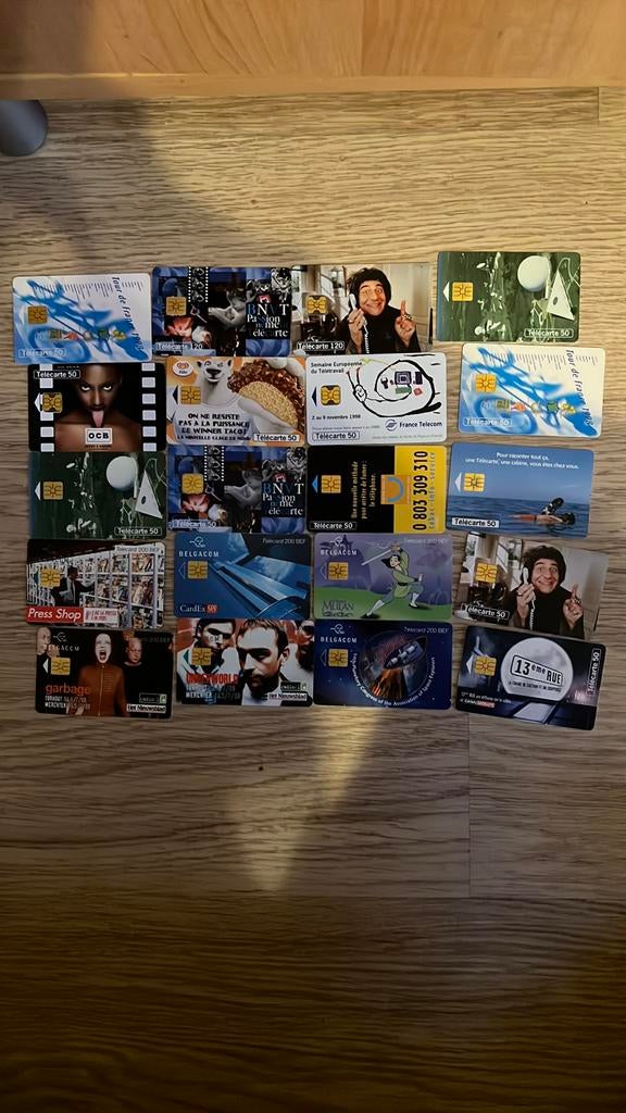 Collectie Belgacom telefoonkaarten