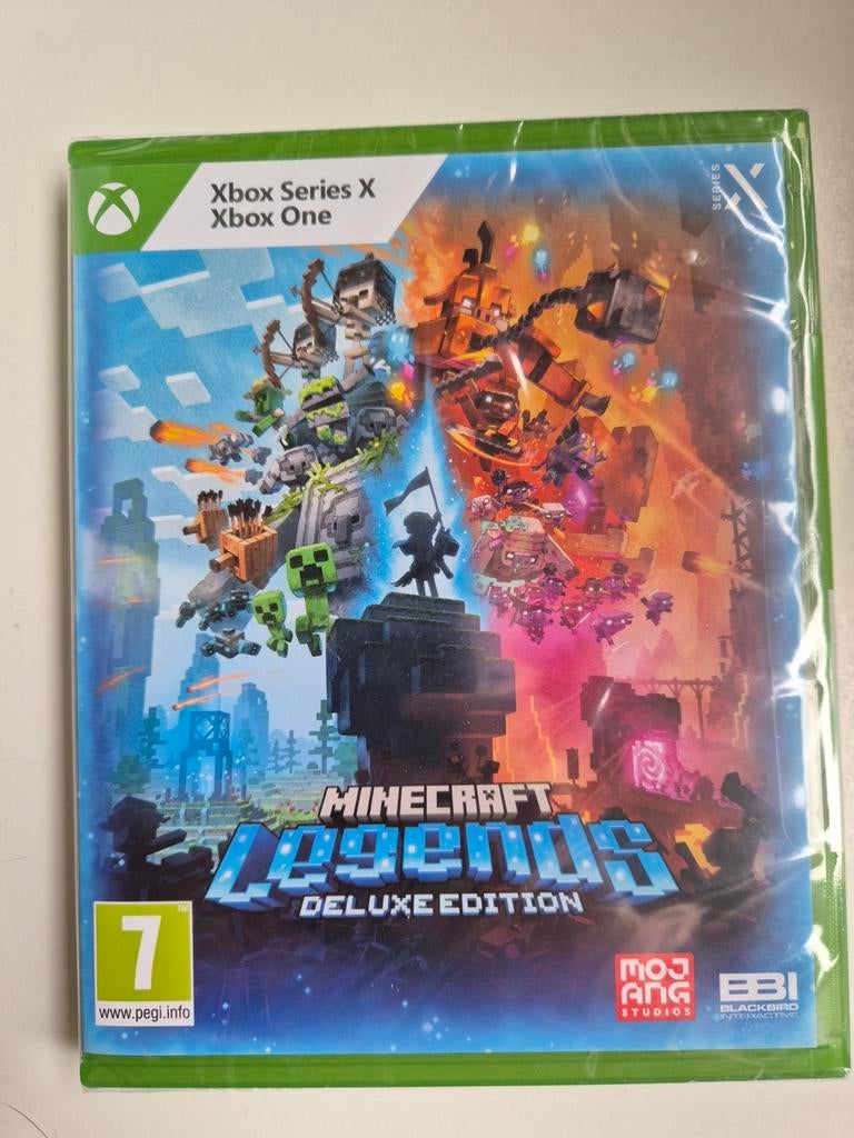 Mincraft legends deluxe edition xbox series x one, Ophalen of Verzenden, Zo goed als nieuw