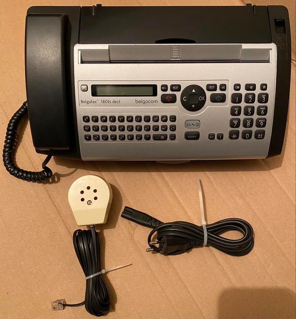 Téléphone - Fax - copie Belgacom 180ts dect, prix 12€/pc, Télécoms, Fax, Enlèvement ou Envoi, Comme neuf, Fax