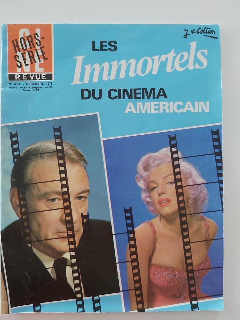 Cinema Revue Hors Serie 12/1975, Gelezen, Personen, J.V. Cottom, Ophalen of Verzenden