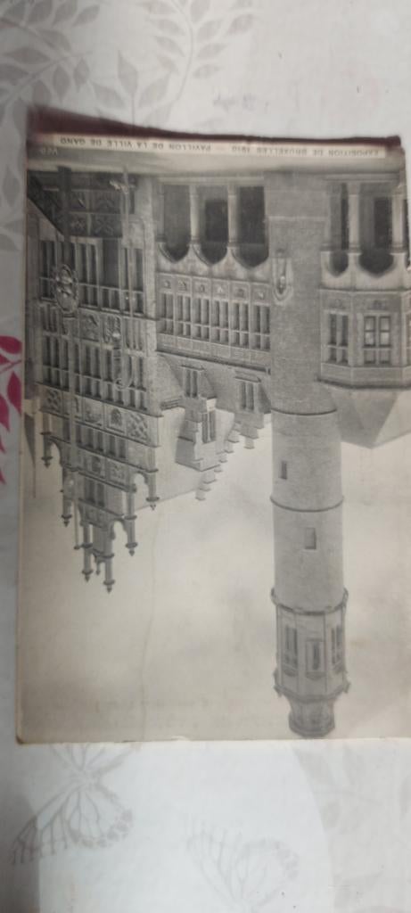 Anciennes cartes pistales expo bruxelles 1910, Ophalen of Verzenden
