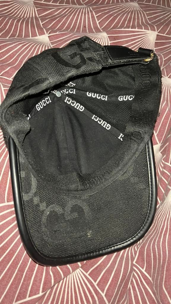 Gucci pet Zwart, Ophalen of Verzenden, Zo goed als nieuw, 58 of 59 cm (L, 7¼ of ⅜ inch), Pet