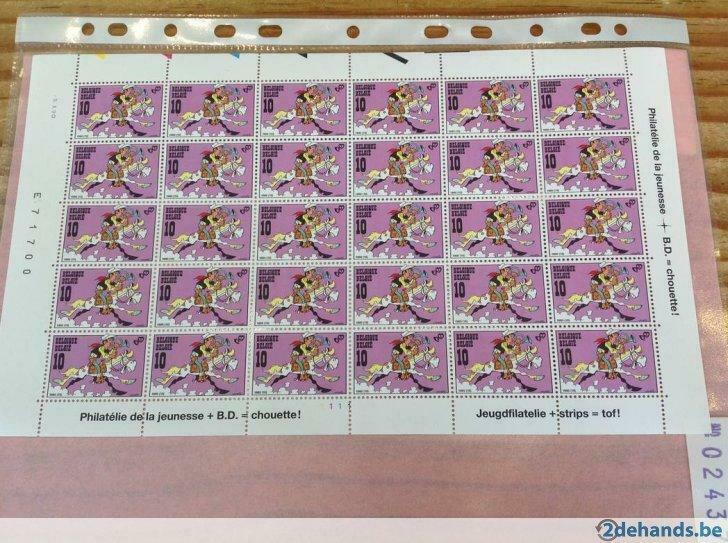 Lucky Luke vel van 30 postzegels, Neuf