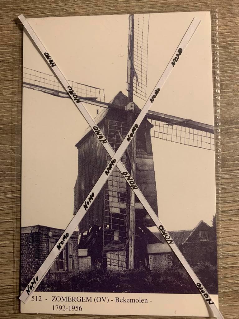 Zomergem windmolen, Verzamelen, Postkaarten | België, Ophalen of Verzenden