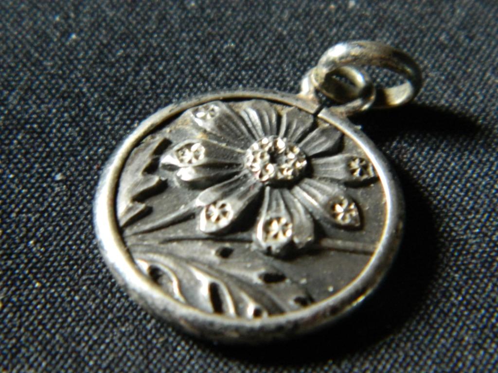 Zilveren spiegelhanger 835, Verzenden, Zilver, Hanger