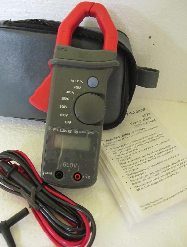 Fluke amperometrische klem, stroomtang 30, Doe-het-zelf en Bouw, Meetapparatuur, Ophalen of Verzenden, Nieuw