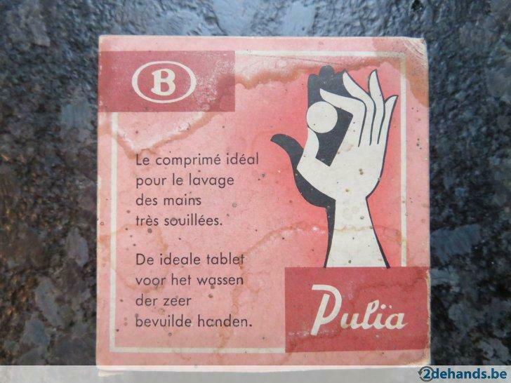 pulia wastabletten vintage, Verzamelen, Ophalen of Verzenden, Gebruikt