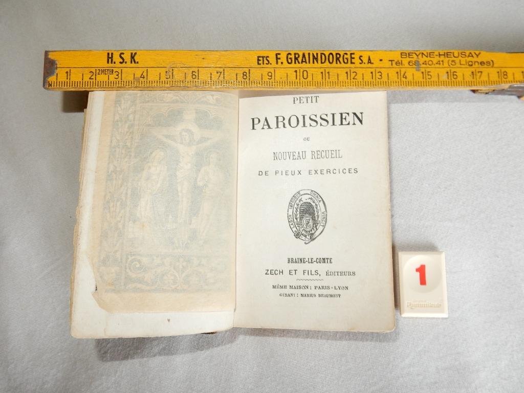 Oude religieuze boeken (Frans, Latijn, Duits) 1822, Antiek en Kunst, Antiek | Boeken en Manuscripten, Ophalen of Verzenden