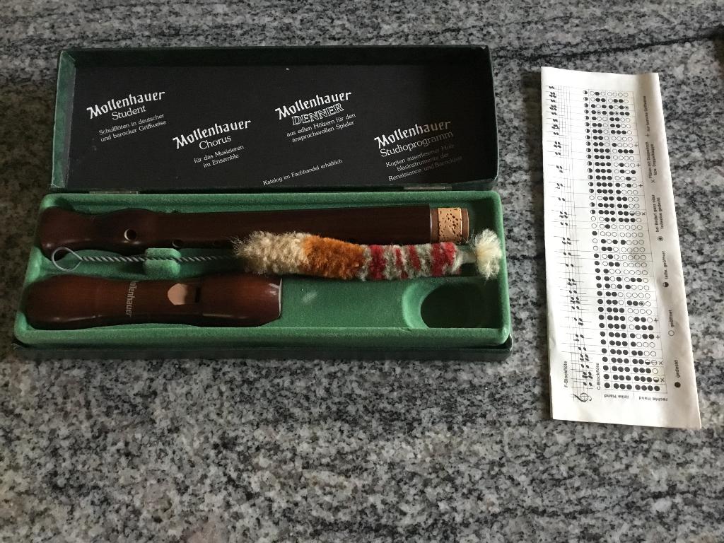 Blokfluiten hohner + mollenhauer student 1003, Musique & Instruments, Instruments à vent | Flûtes à bec, Enlèvement, Comme neuf