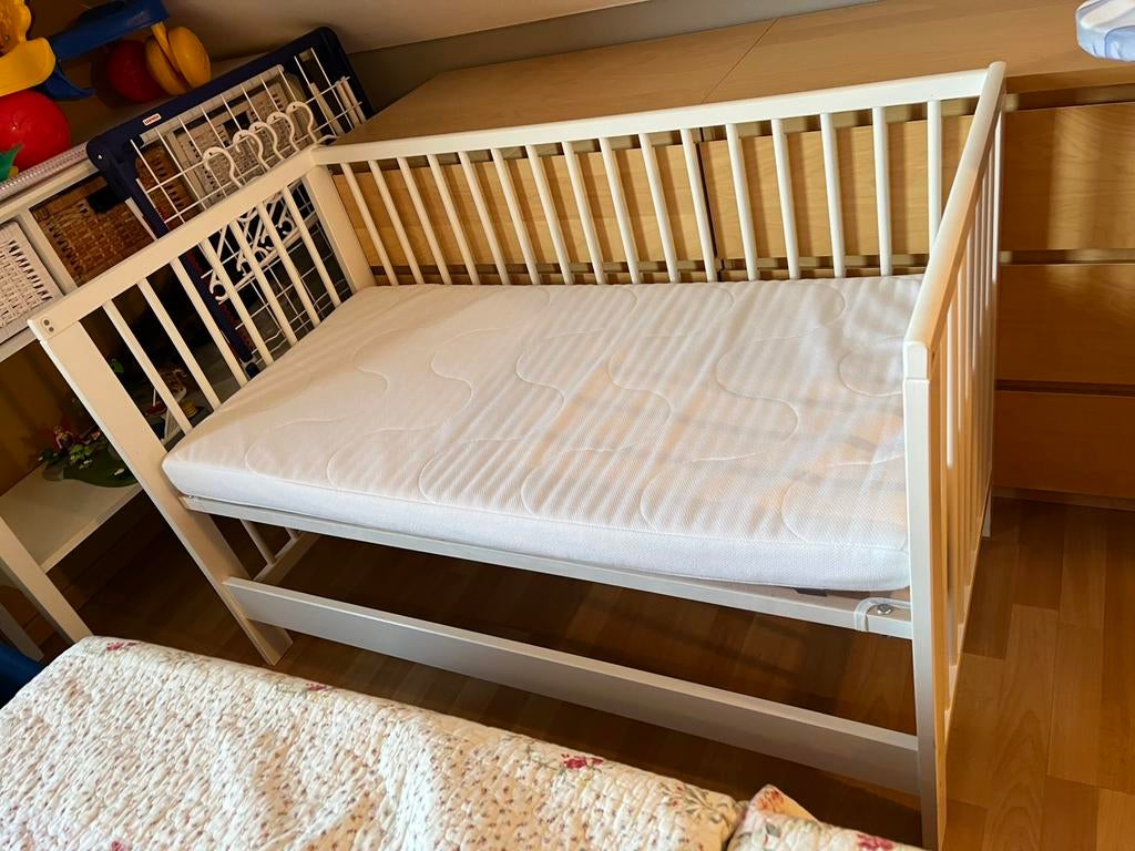 Lit enfant IKEA Gulliver, 120 * 60 cm., Enfants & Bébés, Matelas, Moins de 70 cm, Comme neuf, Enlèvement