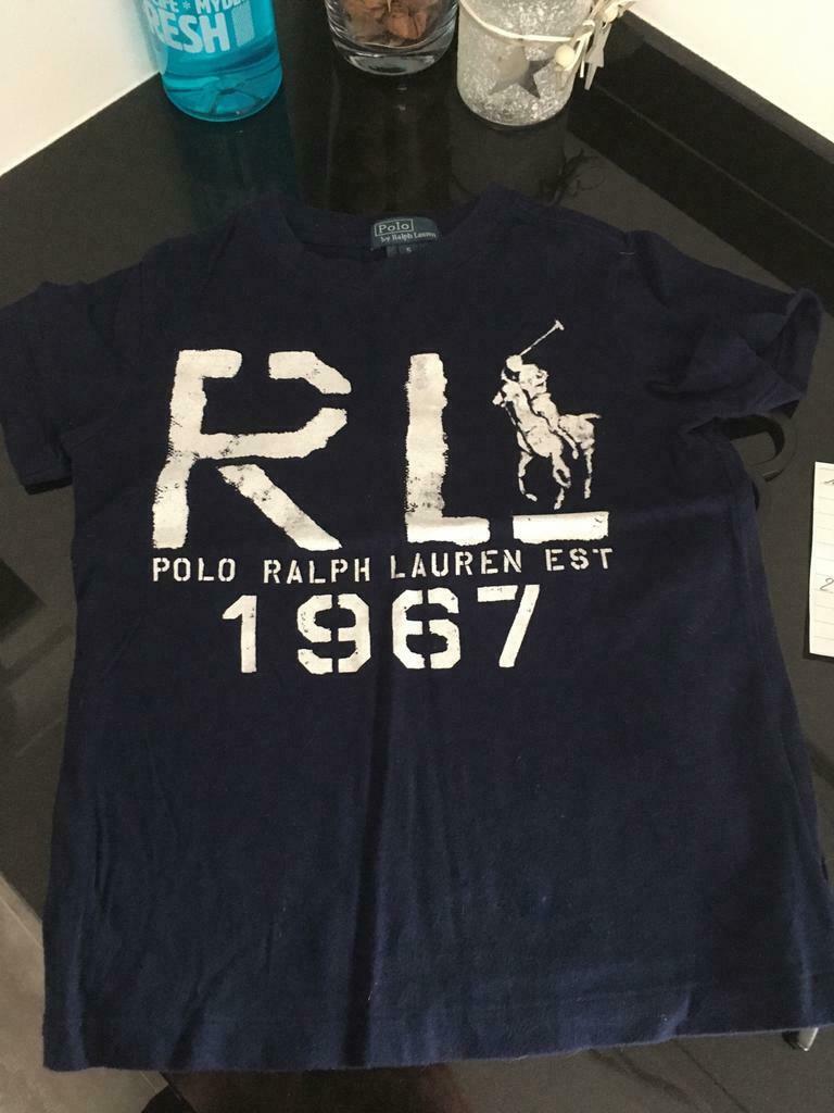 Ralph Lauren t shirt jongen maat 116 of 5 jaar, Kinderen en Baby's, Ophalen of Verzenden, Zo goed als nieuw, Shirt of Longsleeve
