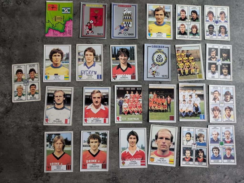 PANINI VOETBAL STICKERS FOOTBALL 82 PLAATJES 24X ANNO 1982, Verzenden