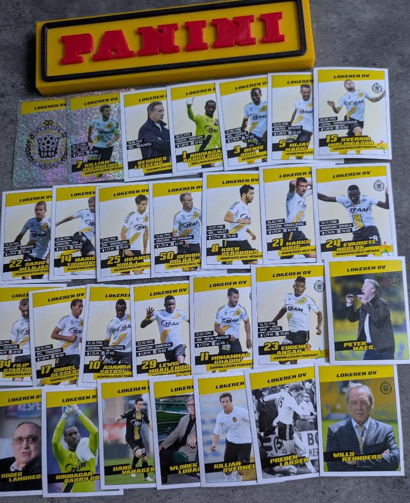 Panini FOOTBALL 2016 28 STICKERS LOKEREN  VOETBAL, Ophalen of Verzenden, Nieuw