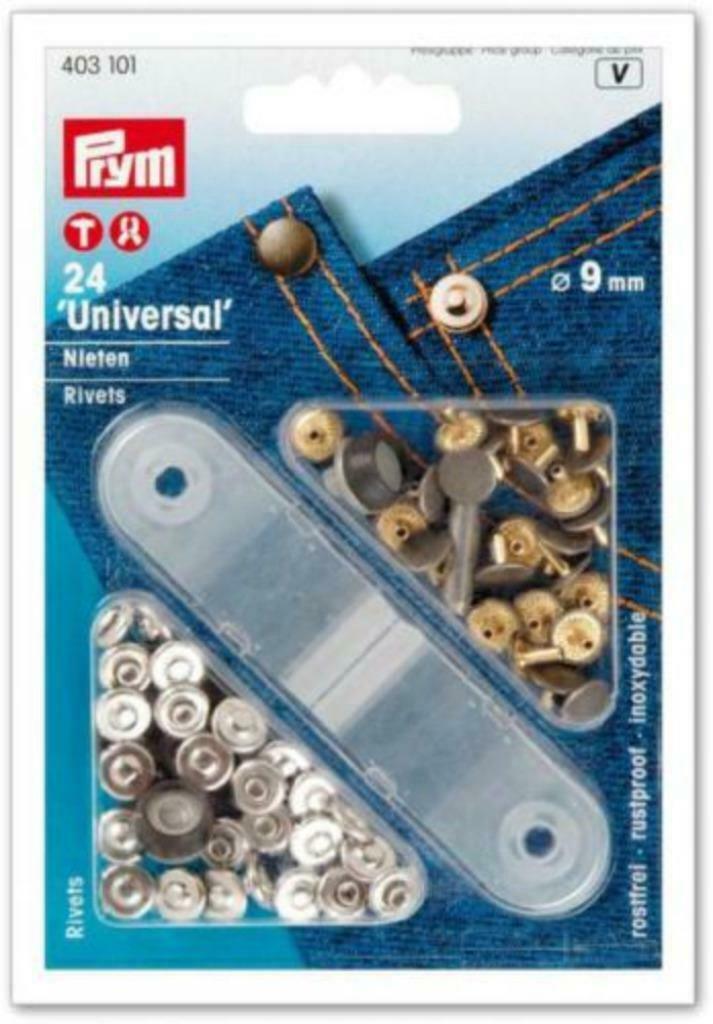 Rivets 9 mm argent Prym 403101, Enlèvement ou Envoi, Neuf, Autres types