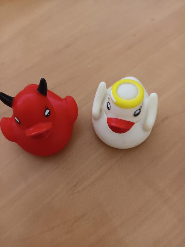 Gelukbrengertjes  eendje en duiveltje, Verzamelen, Ophalen of Verzenden, Nieuw