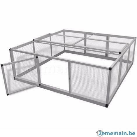 Enclos lapin parc lapin ALU  enclos poule ALUMINIUM rongeur, Animaux & Accessoires, Envoi, Neuf