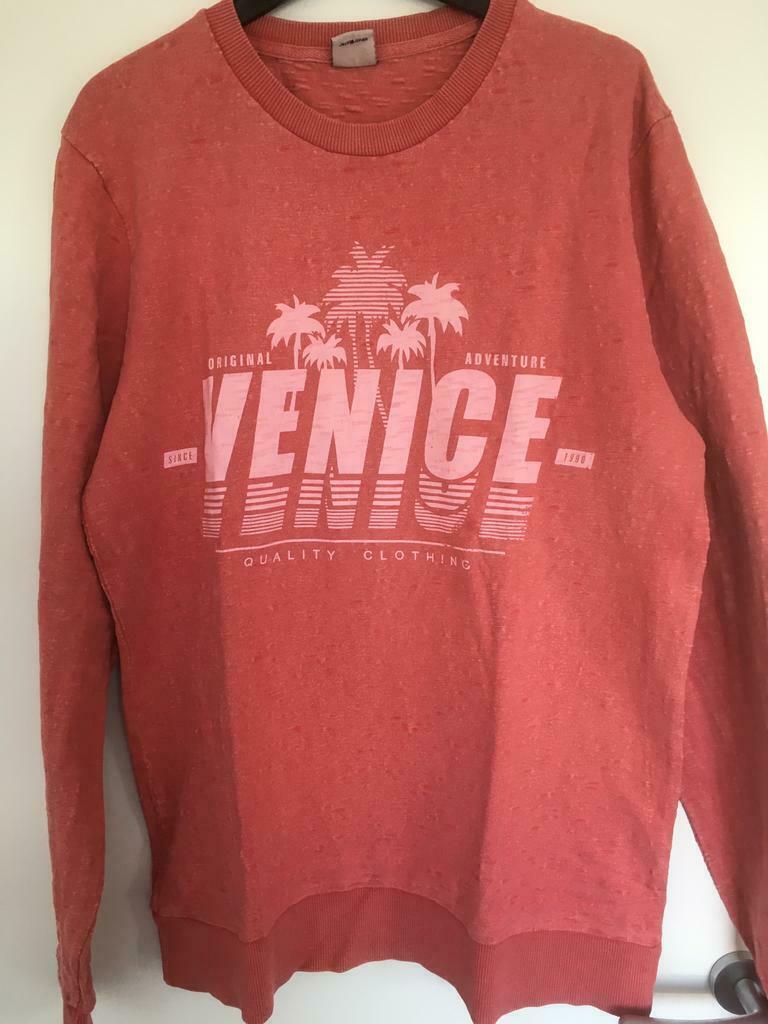 Trui roze/vintage rood/Jack en Jones/M, Ophalen of Verzenden, Zo goed als nieuw