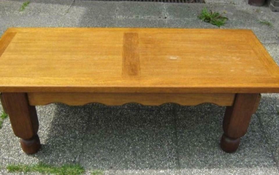 Salontafel te koop met mooie poten, Huis en Inrichting, Tafels | Salontafels, Ophalen, Gebruikt