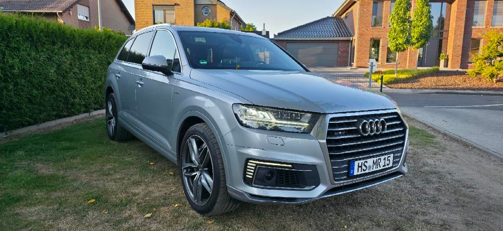 Audi Q7 3.0TDI E-tron, Auto's, Automaat, Leder, Particulier, Zilver of Grijs