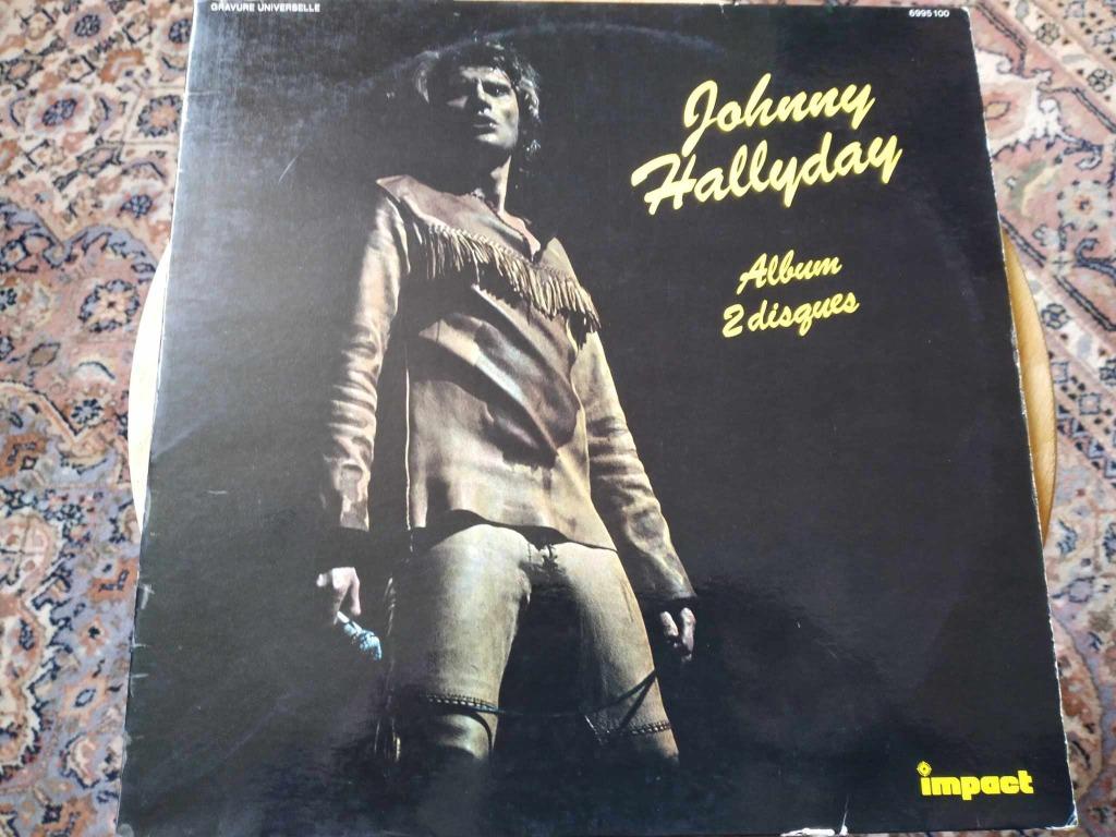 Johnny Hallyday - Album 2 disques, Enlèvement ou Envoi, Utilisé, 12 pouces, Rock and Roll