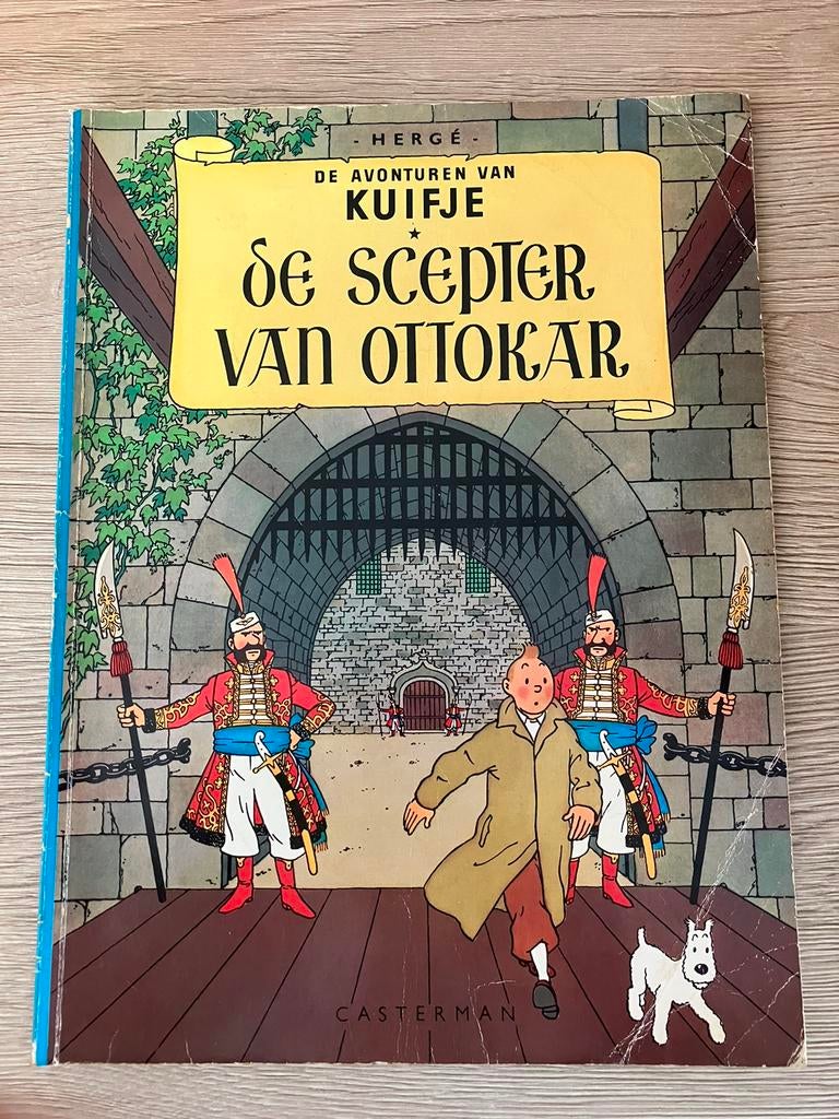 Kuifje de scepter van ottokar, Boeken, Ophalen of Verzenden, Gelezen