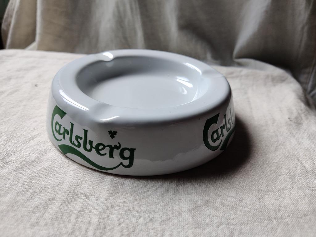 Asbak Carlsberg (email), Enlèvement ou Envoi, Utilisé, Autres types, Autres marques