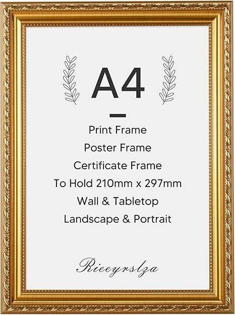Barok fotolijst | A4 | GRATIS LEVERING