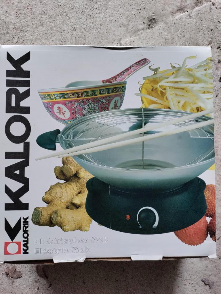 Elektrische wok, Ophalen, Wok