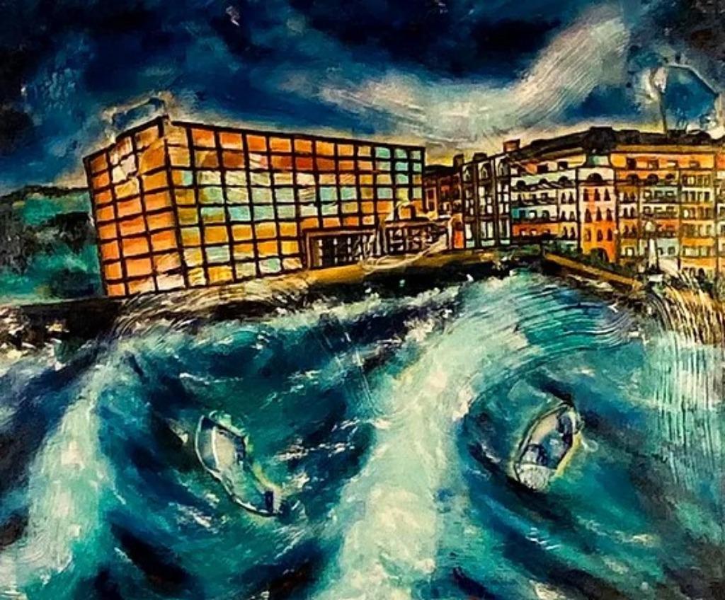 Schilderij Storm Victoria Amadoz, Enlèvement ou Envoi