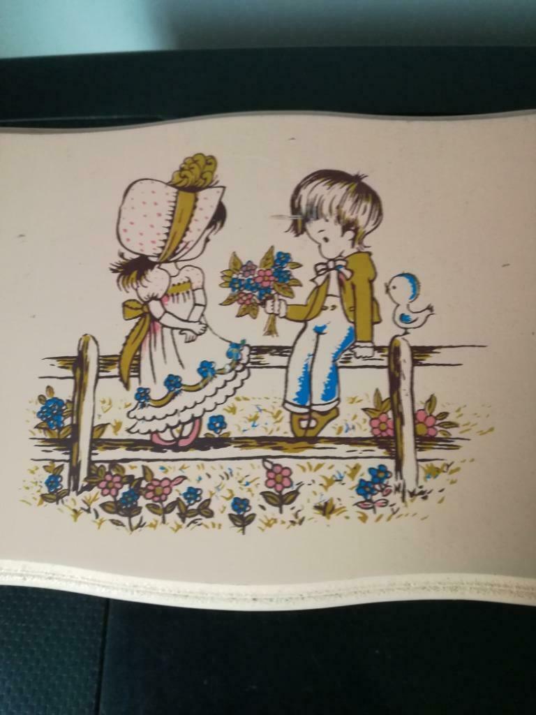 roze kleine juwelenkistje vintage holly hobbie, Enlèvement ou Envoi, Maison et Meubles