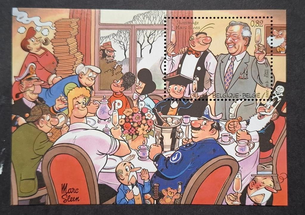 Belgique : COB 3145-BL100 ** Marc Sleen 2002., Timbres & Monnaies, Sans timbre, Neuf, Enlèvement ou Envoi, Non oblitéré