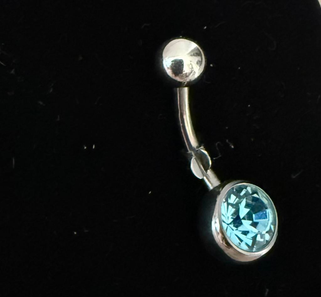Navelpiercing, Bijoux, Sacs & Beauté, Piercings, Enlèvement ou Envoi, Comme neuf, Acier, Piercing nombril