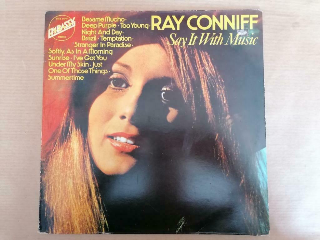 33T Ray Conniff - His Orchestra And Chorus – Say It With Mus, CD & DVD, Vinyles | Compilations, Enlèvement ou Envoi