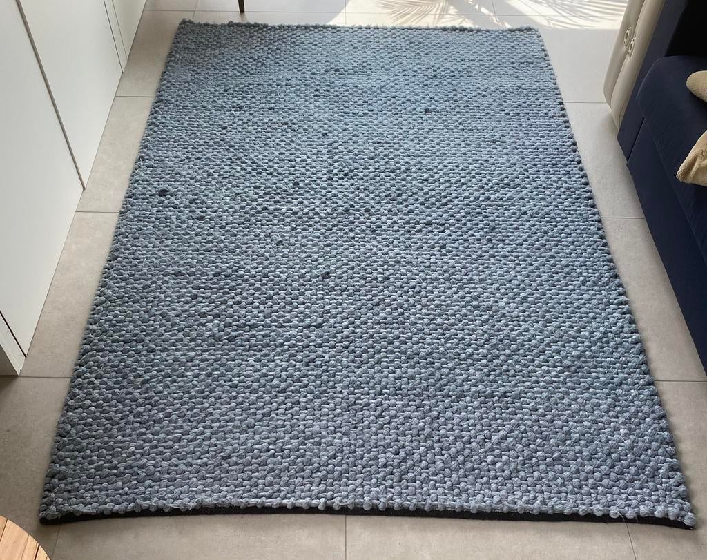 Tapis bleu Maison du monde, 200 cm ou plus, 100 à 150 cm, Enlèvement, Utilisé