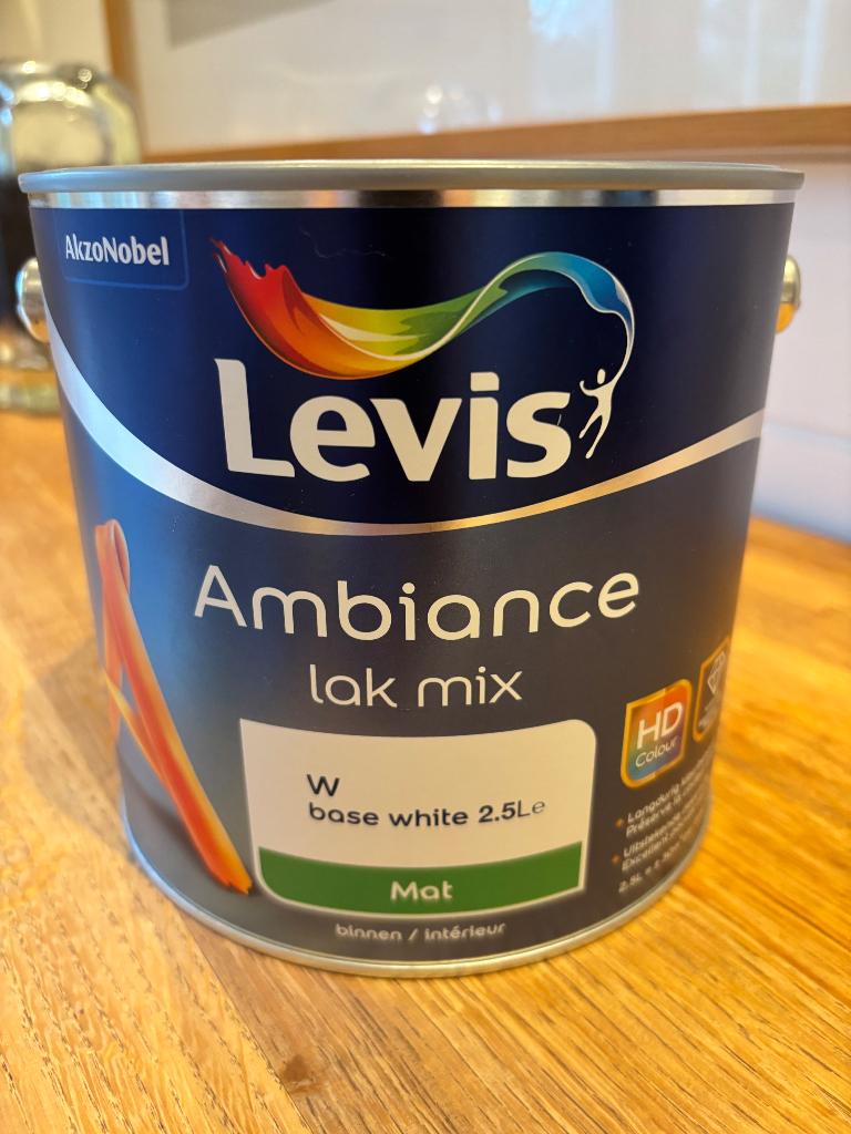 Peinture Levis Ambiance mate 2,5 L, Bricolage & Construction, Peinture, Vernis & Laque, Neuf, Moins de 5 litres, Laque, Jaune