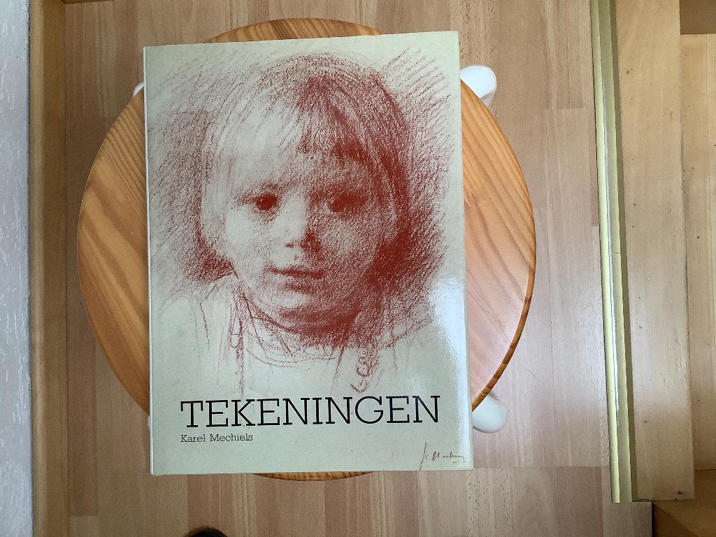 Kunstboek tekeningen Karel Mechiels, Antiek en Kunst, Kunst | Tekeningen en Fotografie, Ophalen of Verzenden