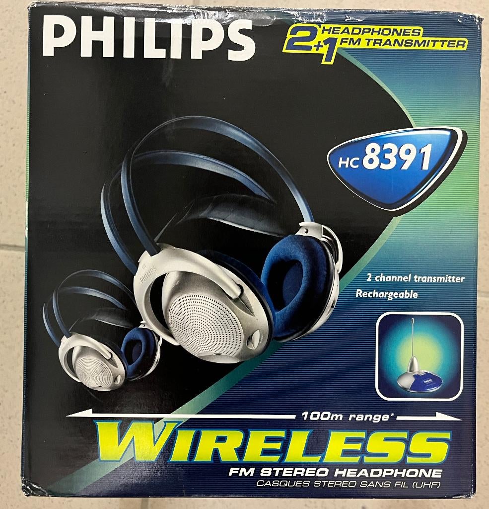 Casque wireless Philips HC 8391, Enlèvement, Utilisé, Supra-aural, Philips