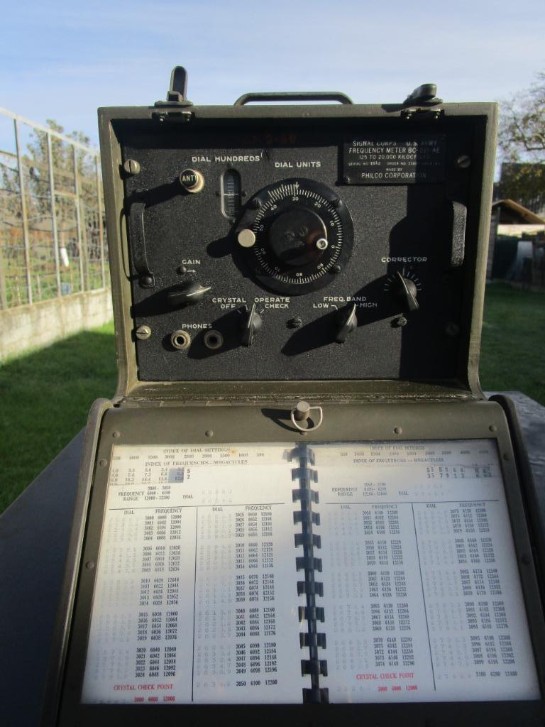 FRÉQUENCEMÈTRE BC 221 AE, Enlèvement, Armée de terre, Autres types