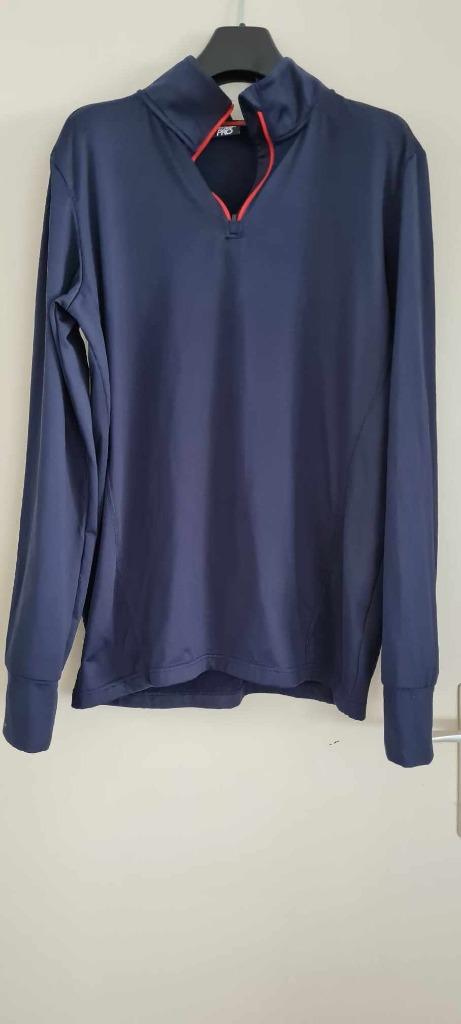 Pull de marque Crivit Pro, taille XL, Taille 56/58 (XL), Course à pied ou Cyclisme, Porté, Bleu