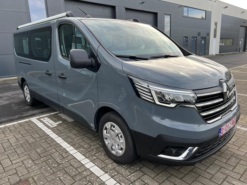 Renault Traffic minibus 8+1 verlengd Chassis, Auto's, Voorwielaandrijving, Stof, Euro 6, Blauw
