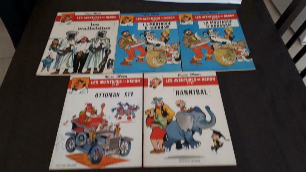 10 albums les aventures de neron et Cie, Livres, Plusieurs BD, Enlèvement, Comme neuf, Marc Sleen