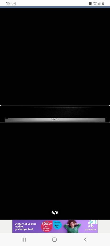 Sonos playbar zwart, Audio, Tv en Foto, Ophalen