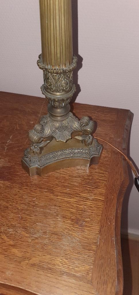 Antieke Empire stijl lamp, Antiek en Kunst, Ophalen of Verzenden