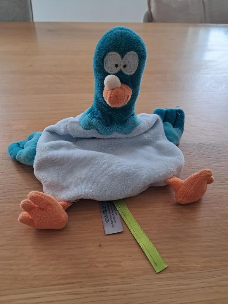Woody knuffel duif, Kinderen en Baby's, Speelgoed | Knuffels en Pluche, Ophalen of Verzenden, Zo goed als nieuw