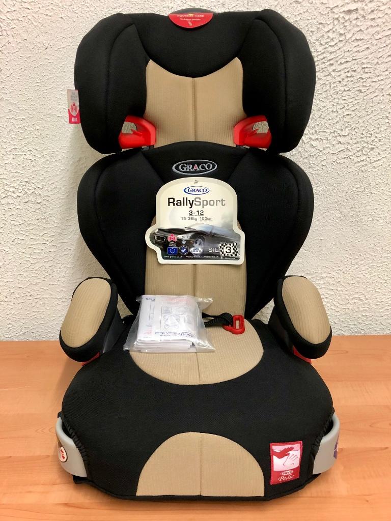 Heel stevige Graco Rally Sport Autostoel. Splinternieuw!, Autogordel, Afneembare rugleuning, Nieuw, Ophalen of Verzenden