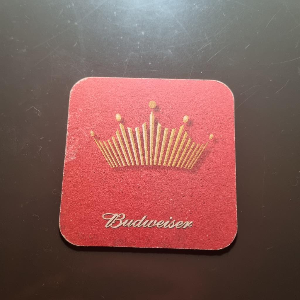 Sous Bock Budweiser (modèle 1), Ophalen of Verzenden, Gebruikt, Viltje(s), Overige merken