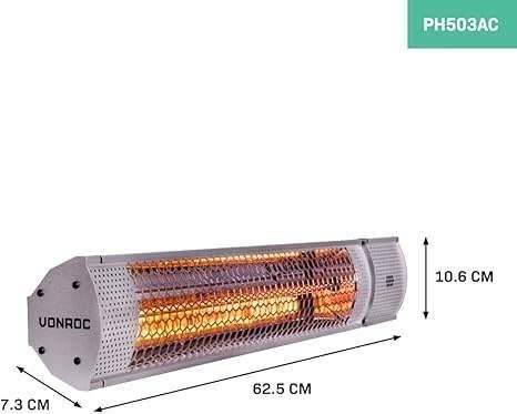 VONROC | Terrasverwarming | 2000W | GRATIS LEVERING, Elektrisch, Verzenden, -, Nieuw