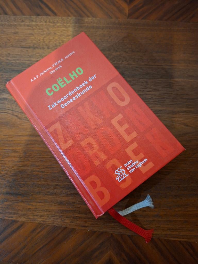 Coëlho Zakwoordenboek der Geneeskunde, Boeken, Ophalen of Verzenden, Nieuw, Hoger Onderwijs