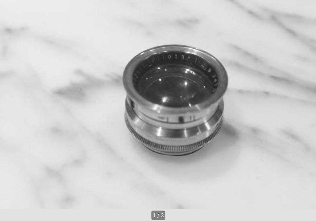 Pilotar 7,5cm/2.9 lens voor Pilot 6 middenformaat, Ophalen of Verzenden, 1960 tot 1980, Lens of Lenzen